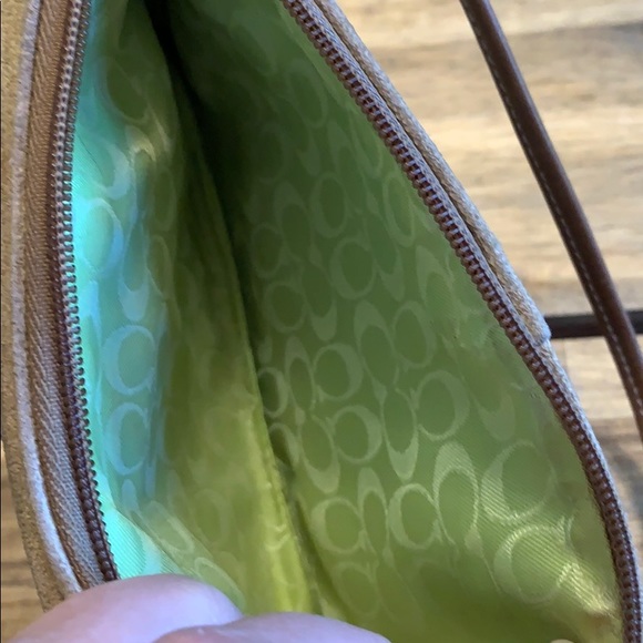 Coach suede wallet wristlet - Picture 7 of 9